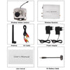 2.4GHz  Wireless Receiver and Camera 6 LED, Built in Microphone for Audio Monitoring, Max Support 4 Cameras