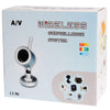 2.4GHz  Wireless Receiver and Camera 6 LED, Built in Microphone for Audio Monitoring, Max Support 4 Cameras