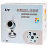 1.2G Wireless Receiver and Infrared Camera 6 LED, Wireless Surveillance System, Unobstructed Effective Range: 50m -100m