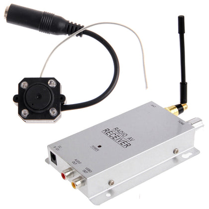 1.2G Wireless Receiver and Infrared Camera 4 LED, Unobstructed Effective Range: 50m -100m