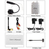 1.2G Wireless Receiver and Infrared Camera 4 LED, Unobstructed Effective Range: 50m -100m