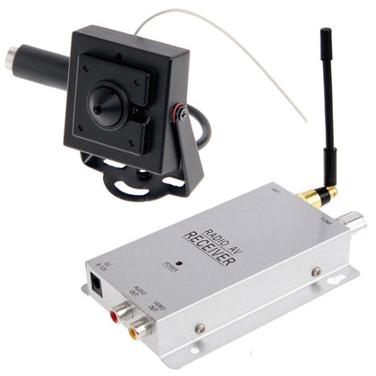 1.2G Wireless Receiver and CCD Style Infrared Camera, Unobstructed Effective Range: 50m -100m