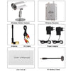 1.2G Wireless Receiver and Waterproof Infrared Digital CCD Video Camera 24 LED, with 360 Degree Rotatable Metal Holder