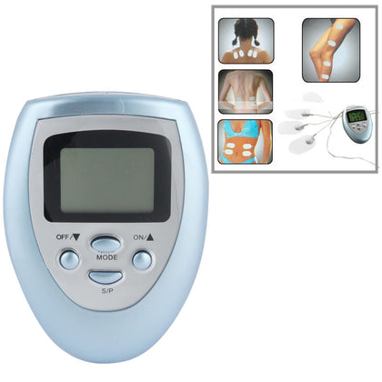 Multifunctional Digital Pulse Therapy Instrument Massager(Blue)