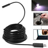 Waterproof USB Endoscope Inspection Camera with 6 LED, Length: 15m, Lens Diameter: 9mm(Black)