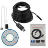 Waterproof USB Endoscope Inspection Camera with 6 LED, Length: 20m, Lens Diameter: 9mm(Black)