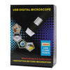 1.3 Mega Pixels 1000X USB Digital Microscope with 8 LED Lights / Holder