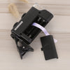 60X-100X Times Phone Microscope Clip Magnifying Jewelry Loupe With LED Light(Black)