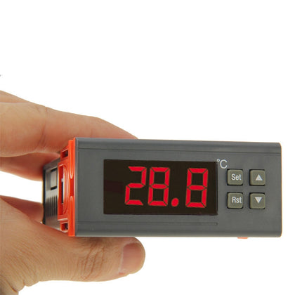 RC-110M Digital LCD Temperature Controller Thermocouple Thermostat Regulator with Sensor Termometer, Temperature Range: -40 to 110