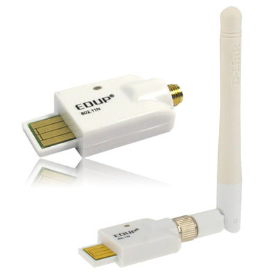 Mini High Power 802.11N 150M Wireless USB Adapter Card(White)