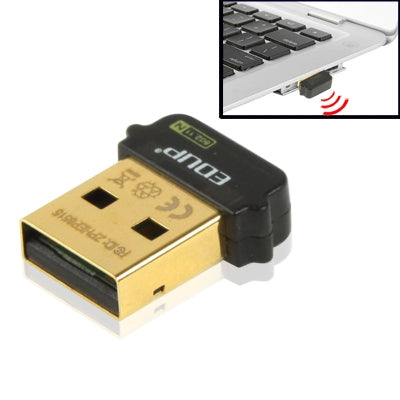 EDUP EP-N8508GS Mini 150Mbps Wireless 802.11N USB Network NANO Card Adapter(Black)
