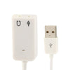 7.1 Channel USB Sound Adapter(White)