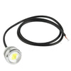 3W Waterproof Eagle Eye Light White LED Light for Vehicles, Cable Length: 60cm(Silver)