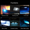10 PCS T10 8 LED Car Signal Light Bulb(White Light)