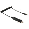 2A 5.5 x 2.1mm DC Power Supply Adapter Plug Coiled Cable Car Charger, Length: 40-140cm