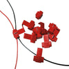 100 PCS Cable Clip, Adapt to Line Diameter: 0.3-0.7mm(Red)