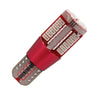 2 PCS T10 5W 285LM Red Light 57 SMD 4014 LED Error-Free Canbus Car Clearance Lights Lamp, DC 12V