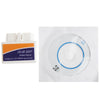 Mini ELM327 V1.5 OBDII Bluetooth Auto Scanner Interface Tool(White)