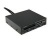 3.5 inch PCI-E to USB 3.0 Metal Internal Combo (4 Ports USB 3.0 HUB + All in 1 Card Reader), Support SD / TF / XD / MS / M2 / CF C
