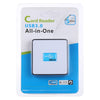 USB 3.0 All-in-1 Card Reader, Super Speed 5Gbps, Support CF / SD / TF / M2 / XD Card(White)