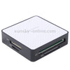 Super Speed USB 3.0 Card Reader, Compatible with SD / Micro SD / CF / XD / MS / M2 Card, White (Metal Housing)