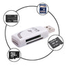 4 in 1 Multi-Functional SD TF MS M2 USB Card Reader, Random Color Delivery