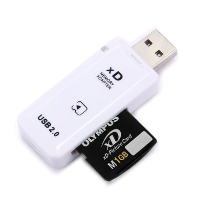 USB 2.0 XD Memory Card Reader(White)