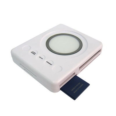 All-in-one Card Reader and USB Hub with Seven-color Changing Light
