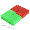 All in 1 Card Reader + 4 Ports USB 2.0 HUB Combo, Support SD / MMC / MS / TF / M2 Card