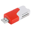 All in 1 Mini Card Reader, Support SD / MS / MS Pro / TF / M2 Card