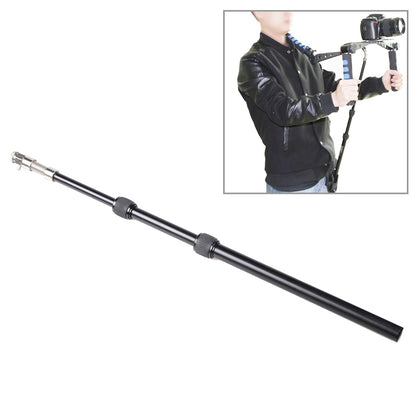 Retractable Shoulder Mount DSLR Rig Support Rod with Belt Pocket for Video Camera Camcorder (UF-001)