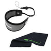 NEOpine Neoprene Soft Triangle Camera Bag + Hand Strap + Cleaning Cloth Set for Samsung NX3000 Camera 20-50mm Lens(Black)
