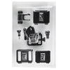 TMC HR259 Universal Retaining Clip Mount Set for GoPro HERO10 Black / HERO9 Black / HERO8 Black / NEW HERO / HERO7 /6 /5 /5 Session /4 Session /4 /3+ /3 /2 /1, Xiaoyi and Other Action Cameras