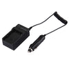 2 in 1 Digital Camera Battery Charger for CANON NB2L/ 2LH/ 2LH12/ 14(Black)