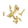 6mm Gold Bullet Connector with Heat Shrink Tubing for RC Battery (10 Pairs)