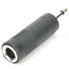 3.5mm Male to 6.35mm Female Mono Sound Converters Adapters (100 Pcs in One Package, the Price is for 100 Pcs)