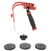 DEBO Handheld Video Stabilizer for DSLR Camera Camcorder, UF-007(Red)