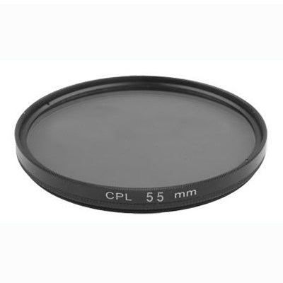 55mm Camera CPL Filter Lens(Black)