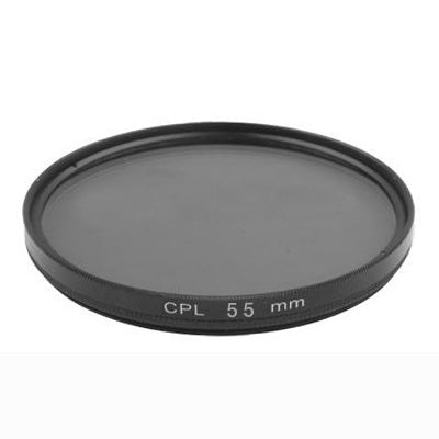 55mm Camera CPL Filter Lens(Black)