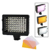 76 LED Video Light with Three Color Temperature Transparent Films (Tawny / White / Purple)