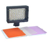 76-LED Video Light with 2 Filters for Camera / Video Camcorder (CN-76)(Black)