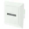 HM-1 AC Hour Meter, Time Setting Range: 0-99,999.99 Hours(White)