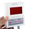 1.4 inch LCD Red Light Intelligent Digital Thermostat / Temperature Controller(White)