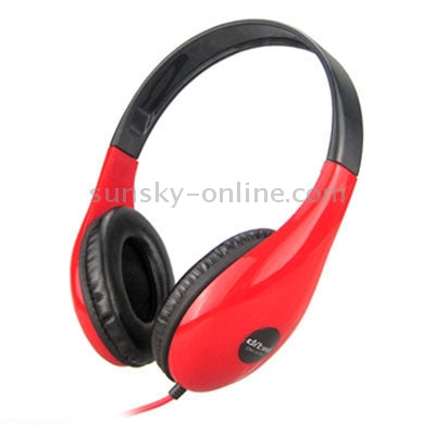 Ditmo DM-4700 Stereo Headphone for iPod / MP3 player / Mobile phones / Other Devices with a Standard 3.5mm headphone Jack , Cord Length:1.2m(Red)