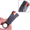 Rotary Coaxial Cable Wire Stripping Stripper Cutter Stripper for RG-59 / 6 / 58 Network Tool Computer Networking(Grey)