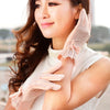Fashionable Ultraviolet-proof Lace Gloves for Women(Pink)