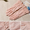 Fashionable Ultraviolet-proof Lace Gloves for Women(Pink)