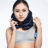 Inflatable Air Cervical Neck Traction Device Soft Head Back Shoulder Neck Ache Massager Headache Pain Relief Relaxation Brace(Dark Blue)