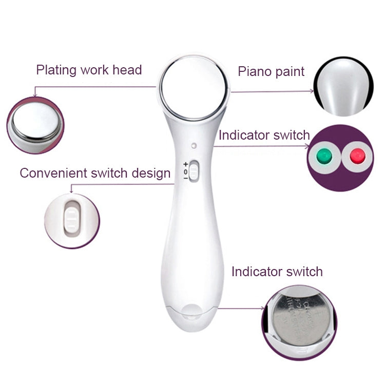 Ultrasonic Facial Massager Face-lift Ion Beauty Stimulator Skin Care Face Cleaning Equipment