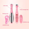 HYJ-825 Eye Care Massager Eyes Wrinkle Removing Pen Ion Vibration Beauty Eye Cream Cosmetic Instrument(Pink)